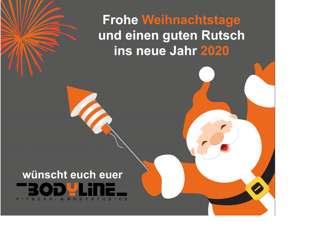 Frohe Weihnachten und einen guten Rutsch - Bodyline Zülpich